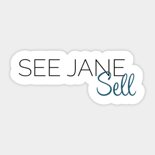 See Jane Sell Sticker